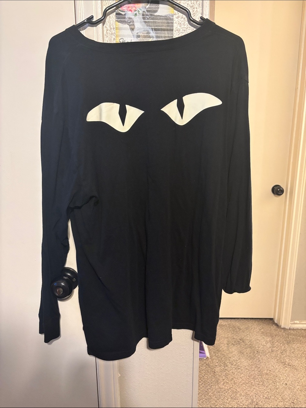 PINK Victoria's Secret Black Logo Crewneck Top